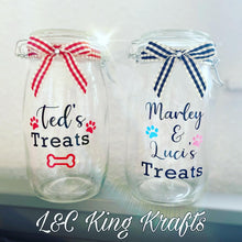 Load image into Gallery viewer, Personalised Dog Treat Jar