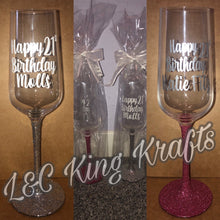 Load image into Gallery viewer, Personalised Champagne Flute