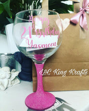 Load image into Gallery viewer, Personalised Gin Glass
